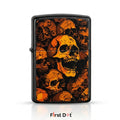 First Dot Gothic Face Windproof Cigarette Lighter