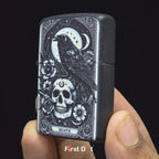First Dot Gothic Grim Reaper & Raven Tarot Skull Lighters Pack of 2