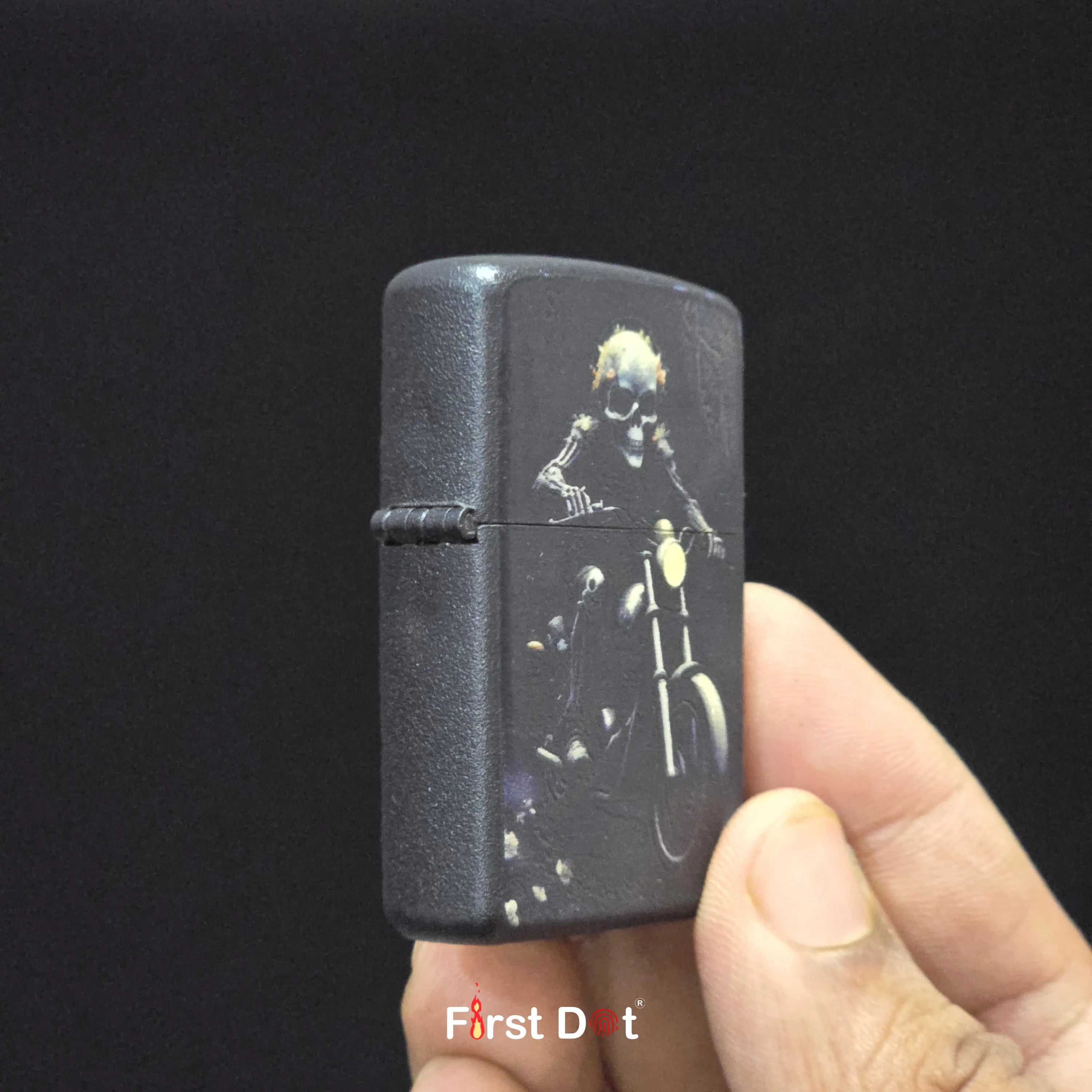 First Dot Gothic Grim Reaper & Raven Tarot Skull Lighters Pack of 2