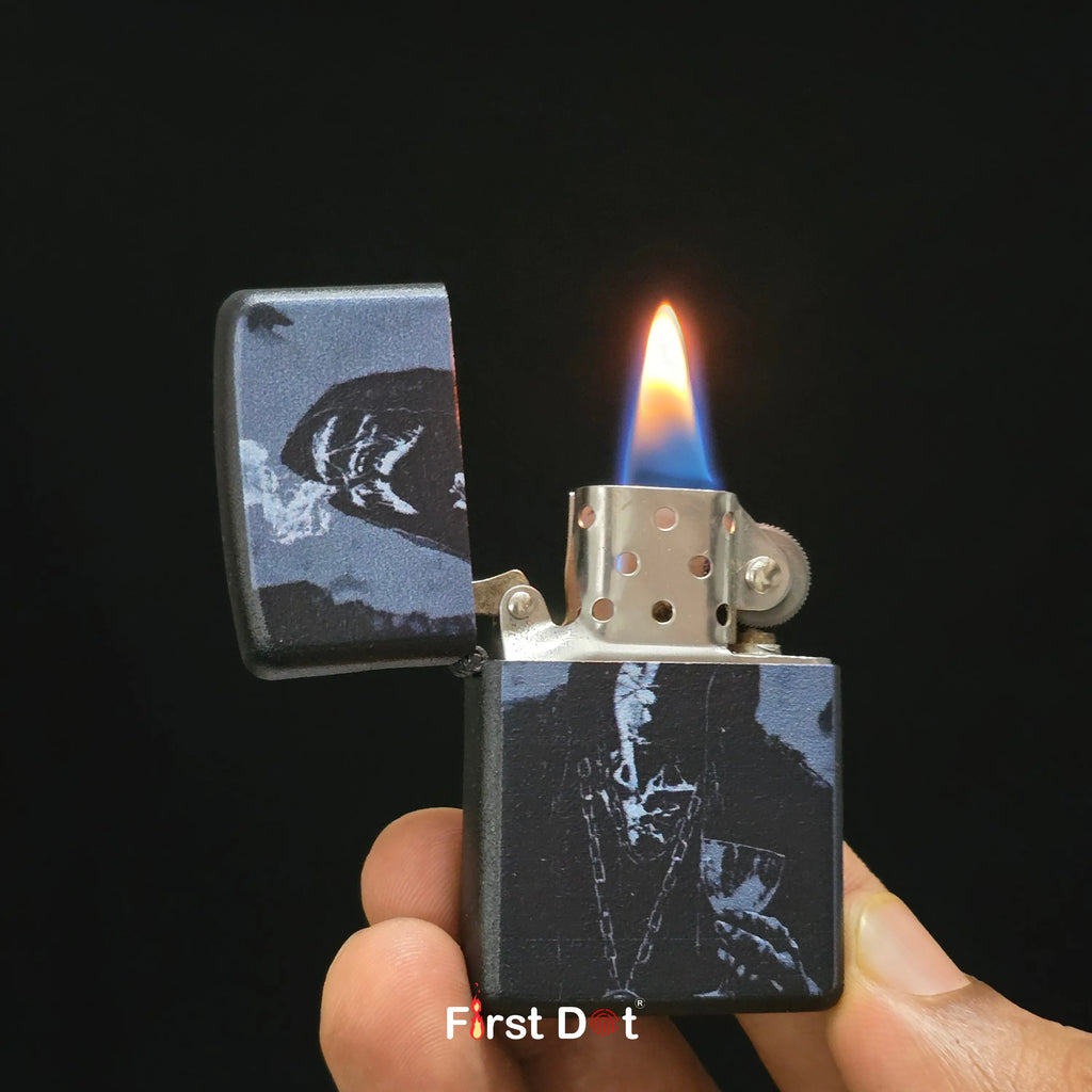 First Dot Gothic Grim Reaper & Skeleton Lighters Pack of 2