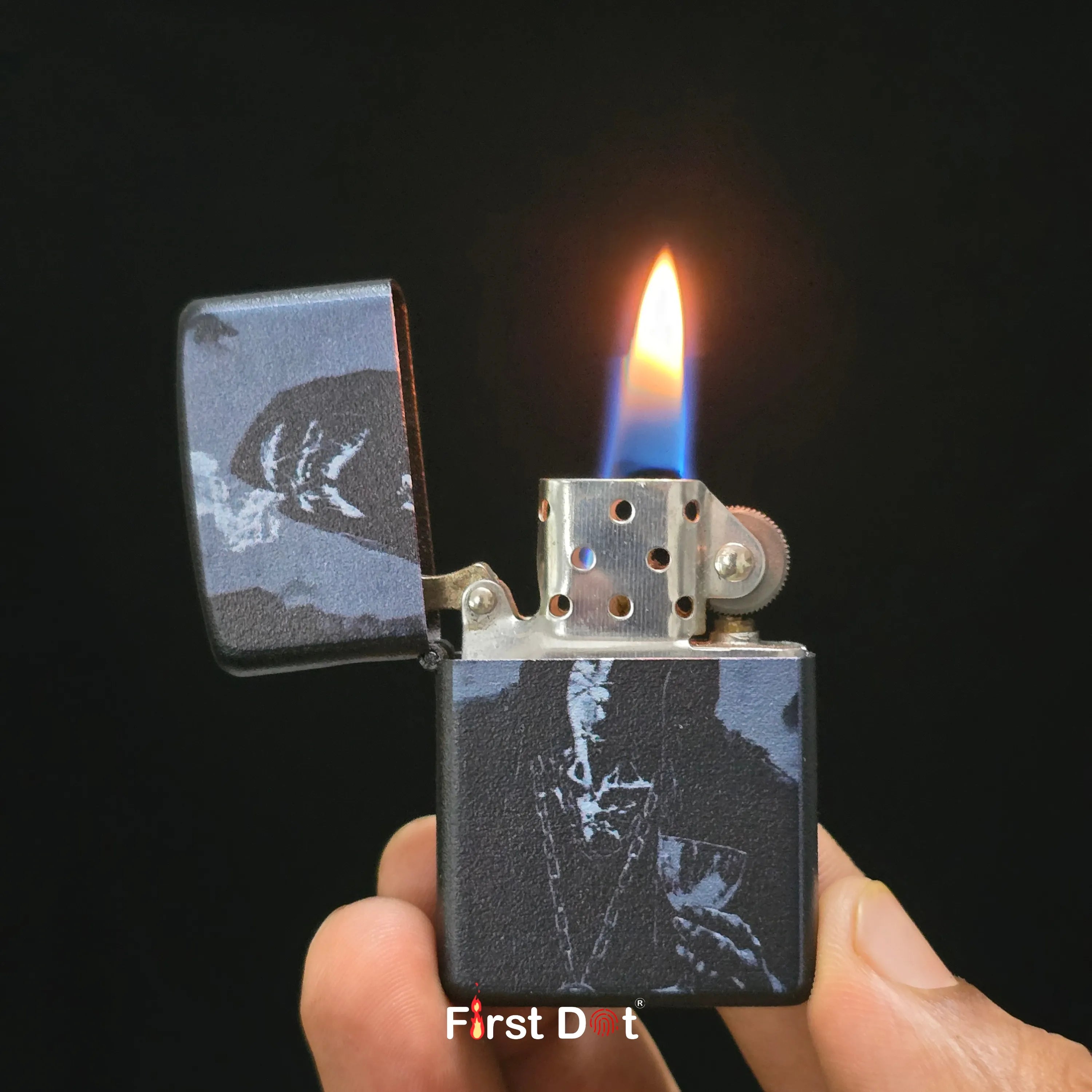 First Dot Gothic Grim Reaper & Skeleton Lighters Pack of 2