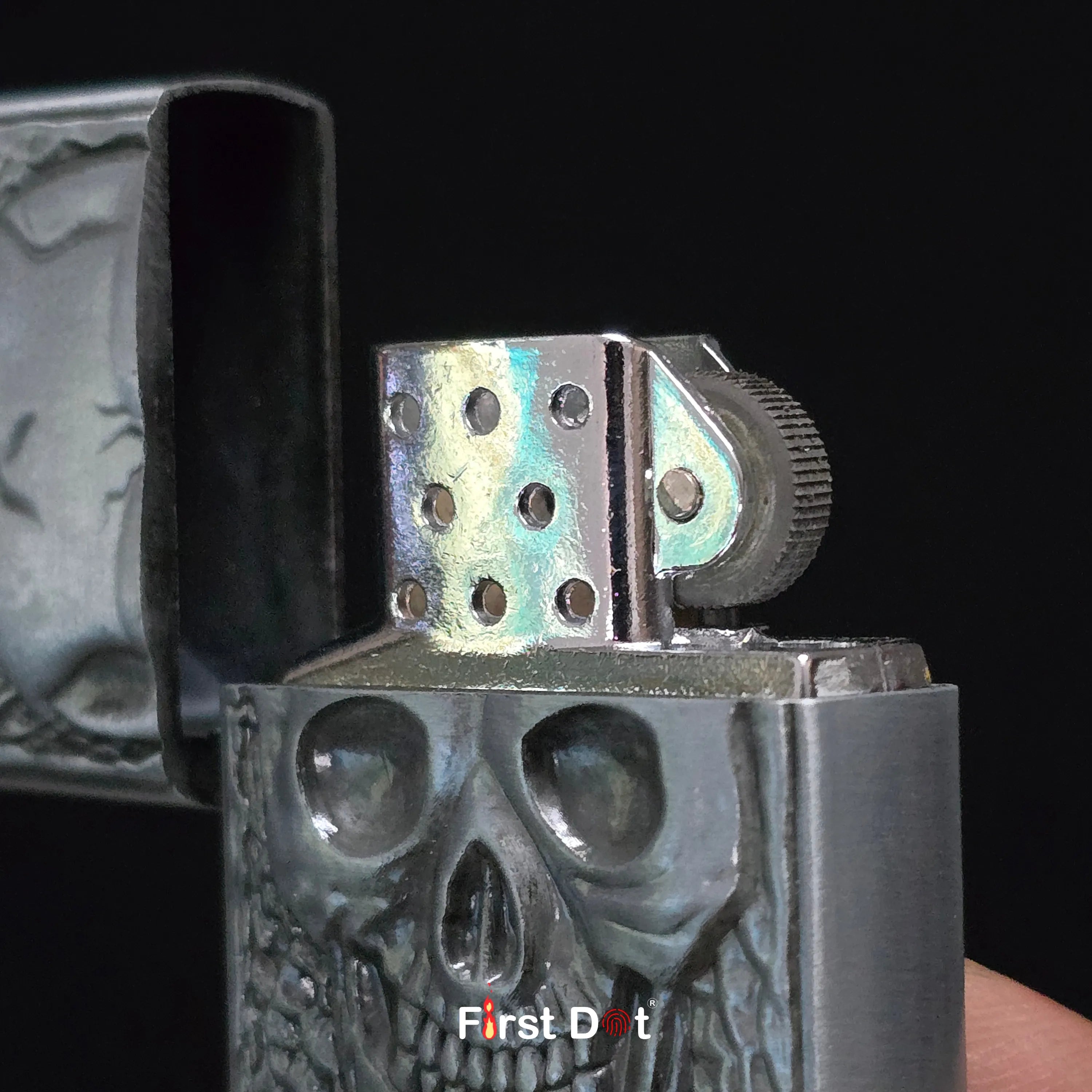 First Dot Gothic Lighter | Windproof Flip Top Lighter