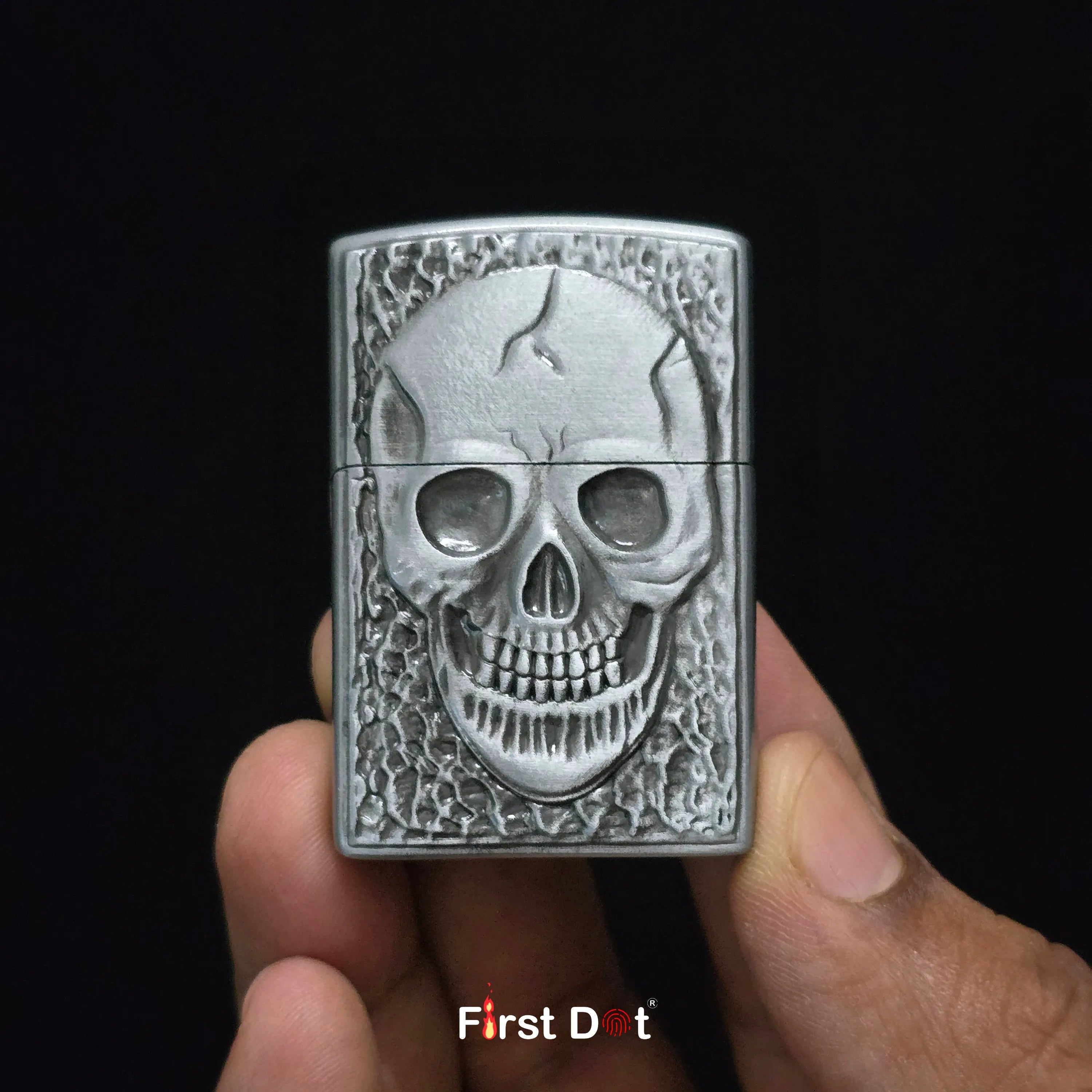 First Dot Gothic Lighter | Windproof Flip Top Lighter