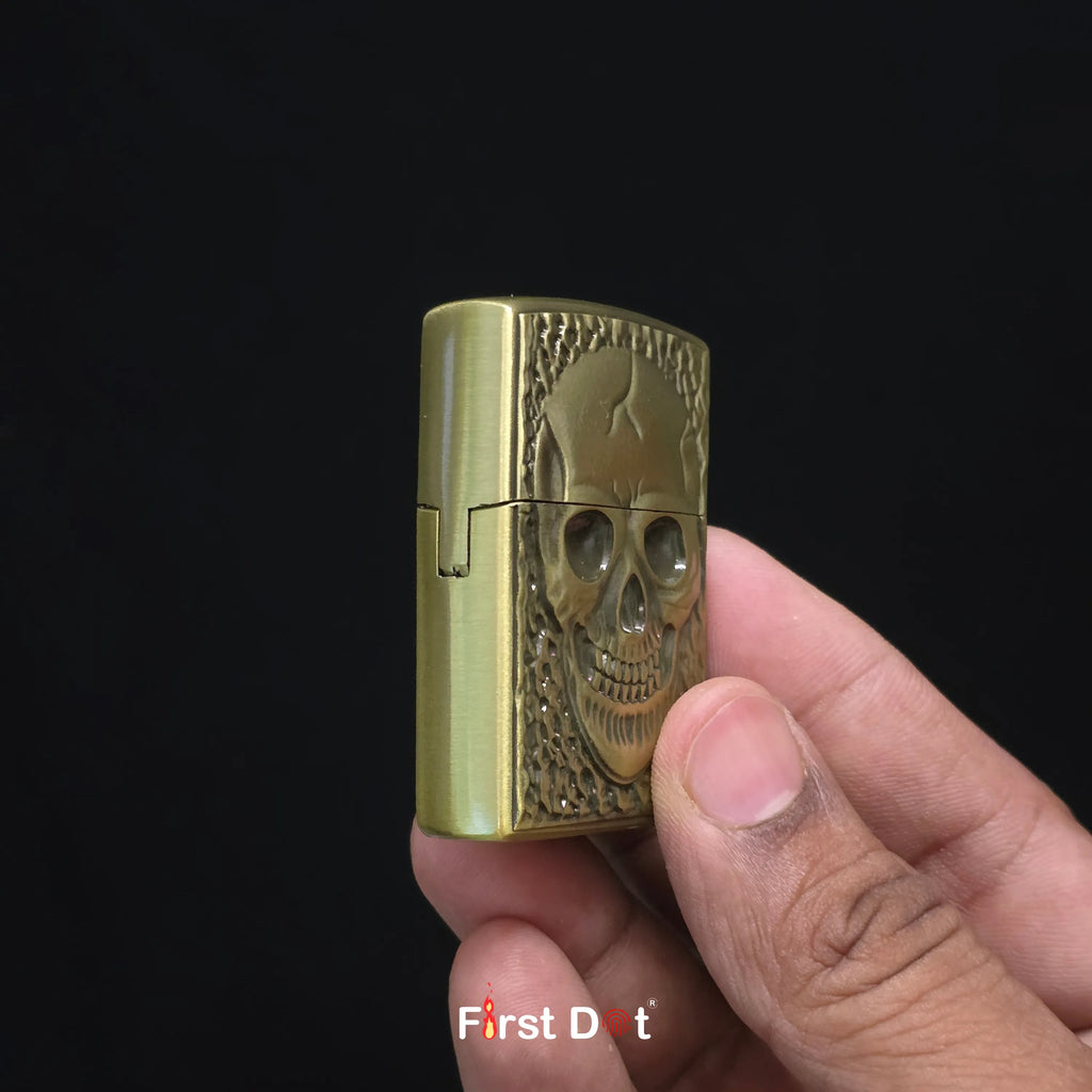 First Dot Gothic Lighter | Windproof Flip Top Lighter
