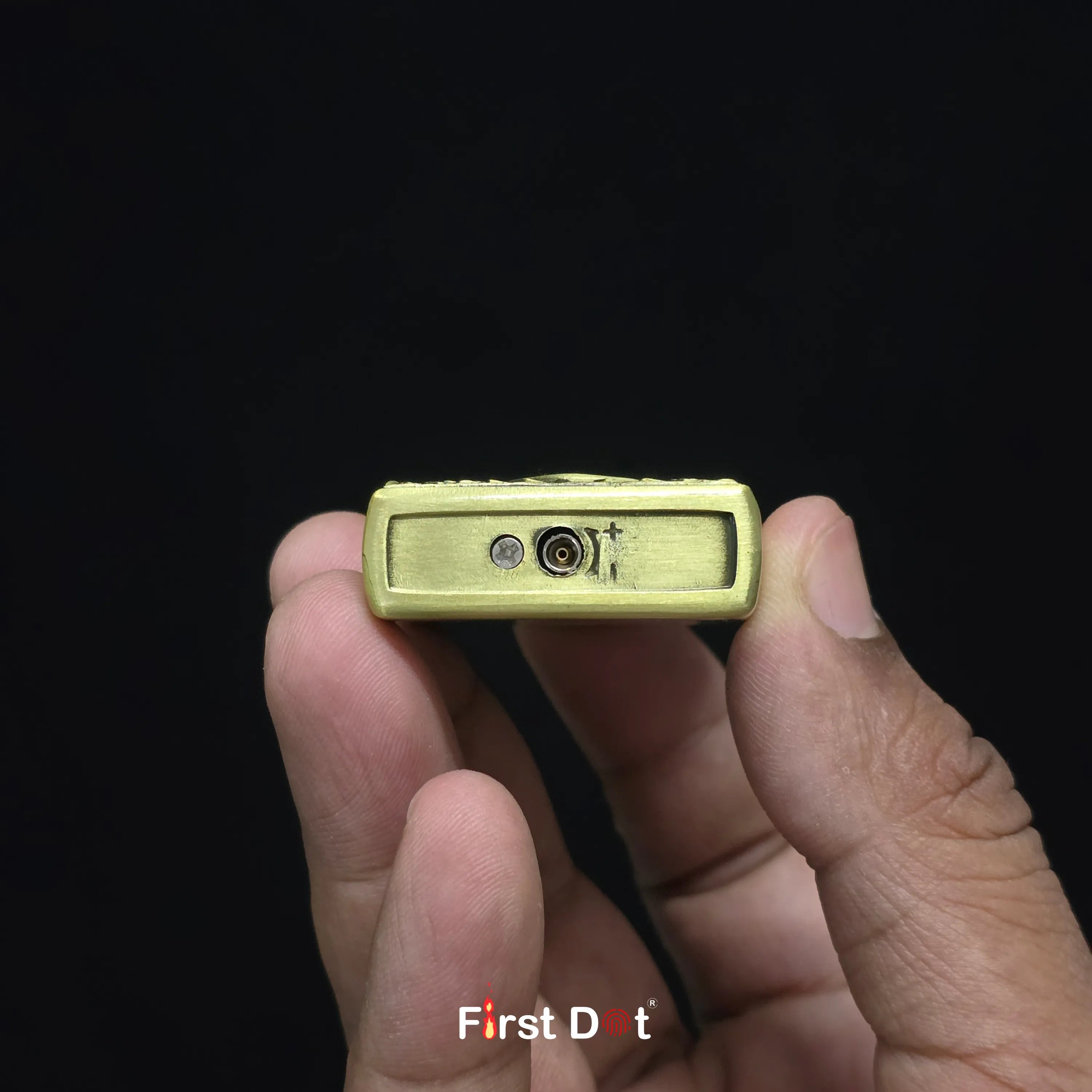 First Dot Gothic Lighter | Windproof Flip Top Lighter