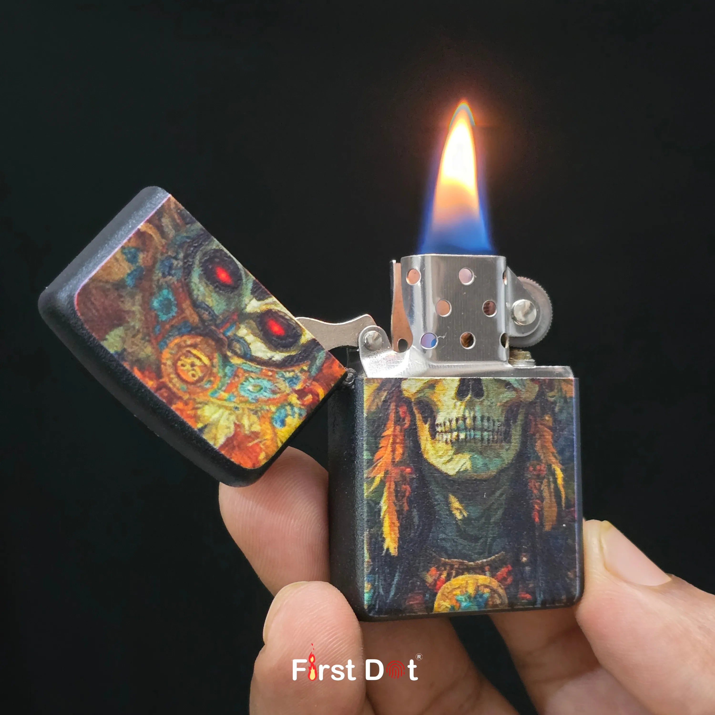 First Dot Gothic & Ancient Egyptian Lighters Pack of 2
