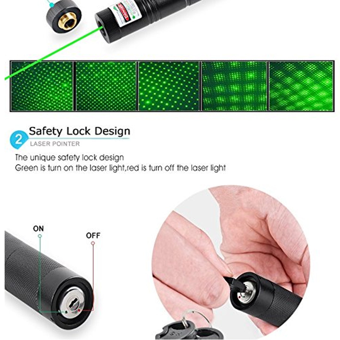 Green Laser Pointer | Rechargeable | First Dot