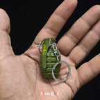 First Dot Grenade Green Keychain Lighter
