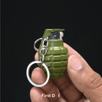 First Dot Grenade Green Keychain Lighter