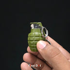 First Dot Grenade Green Keychain Lighter