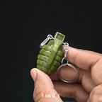 First Dot Grenade Green Keychain Lighter