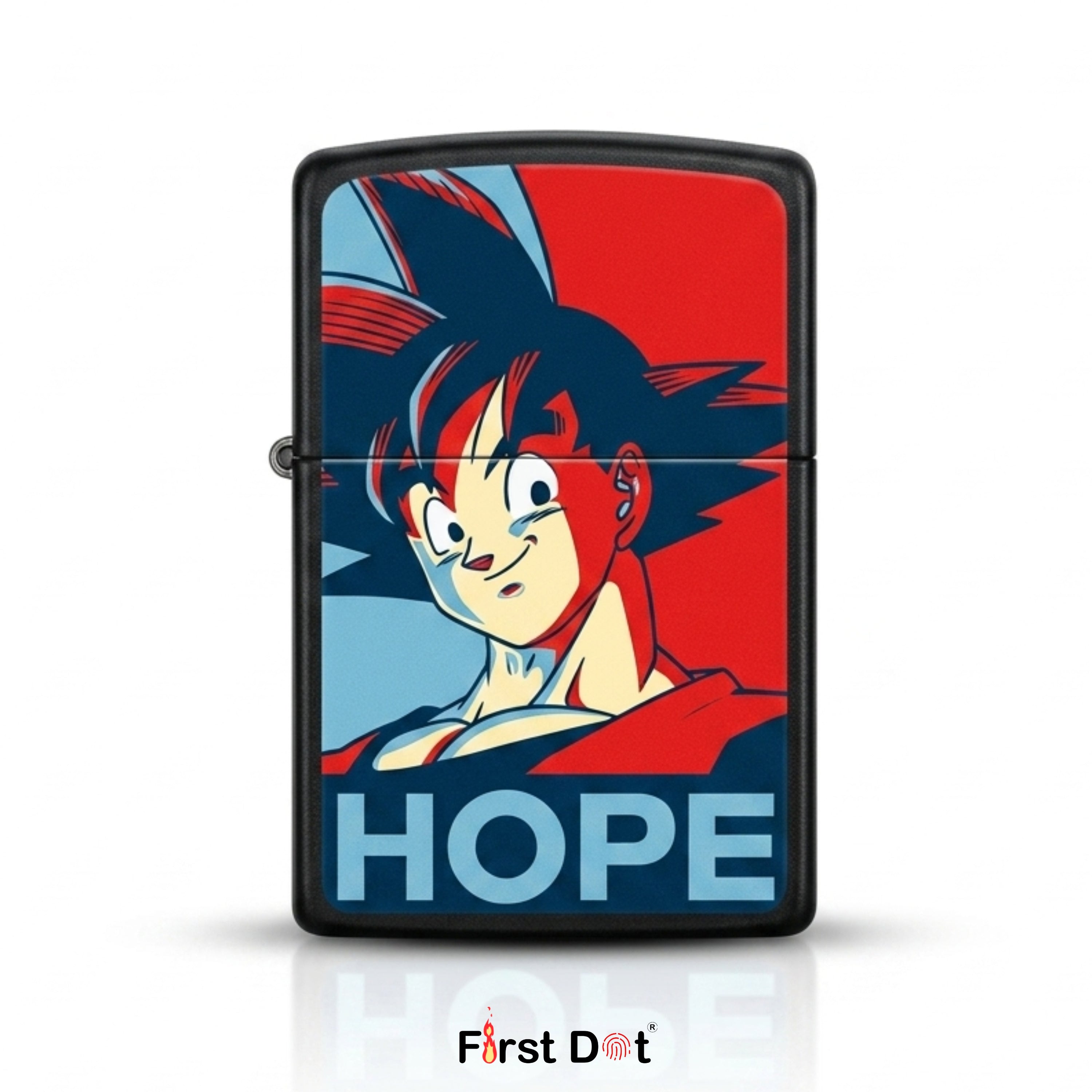 First Dot "HOPE" Windproof Cigarette Lighter