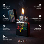 First Dot High Hopes Windproof Cigarette Lighter