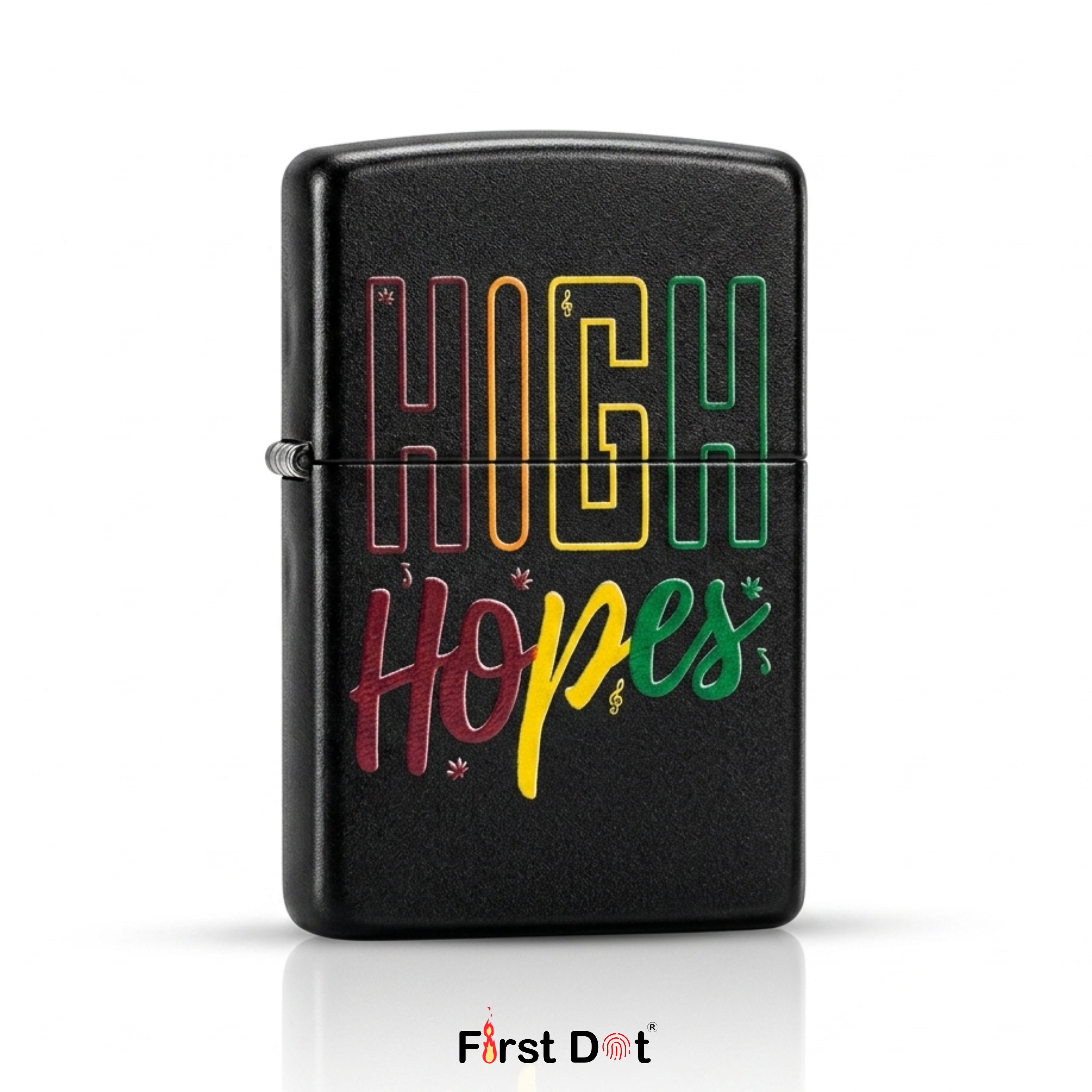 First Dot High Hopes Windproof Cigarette Lighter