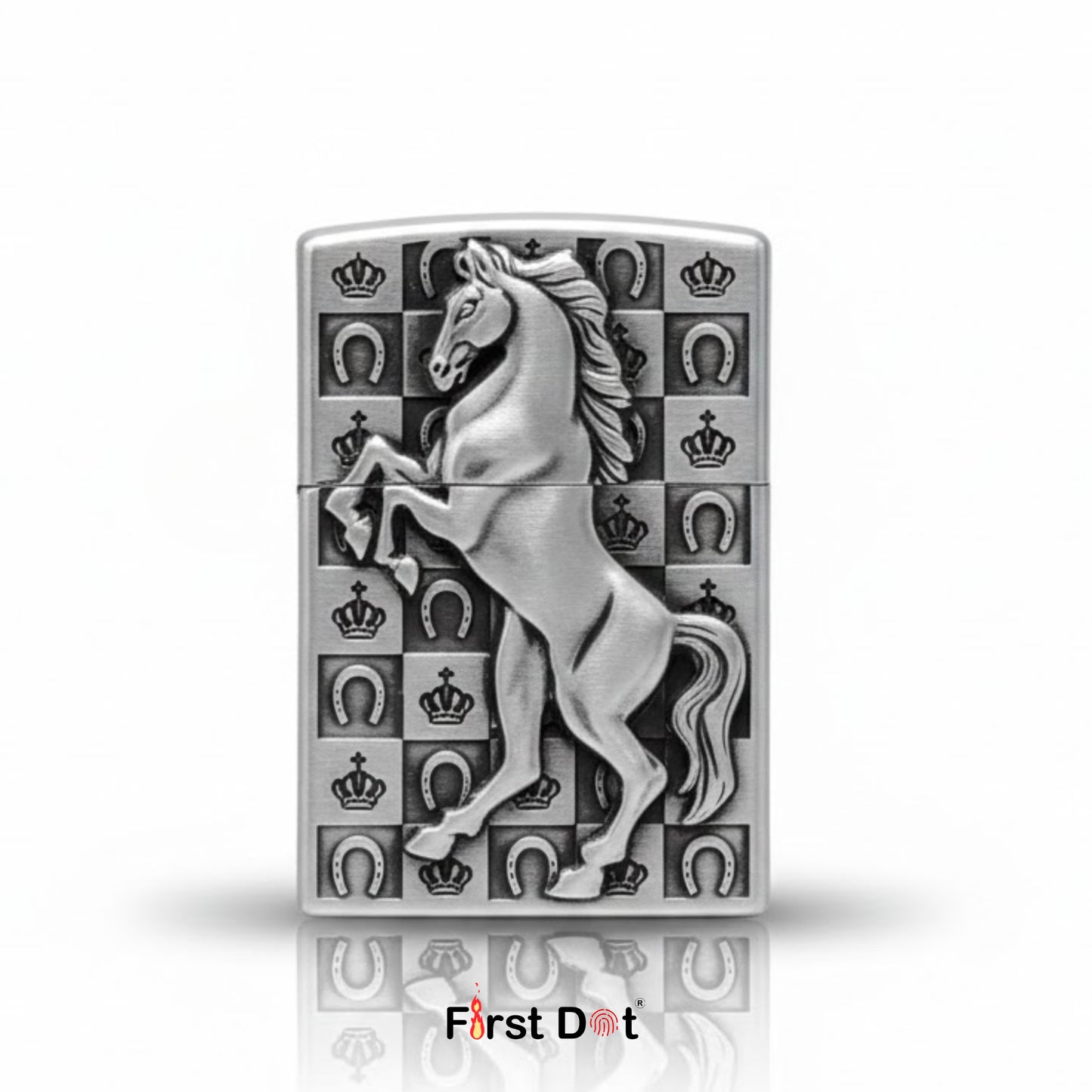Classic Royal Horse Cig Metal Lighter
