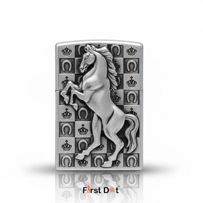 Classic Royal Horse Cig Metal Lighter