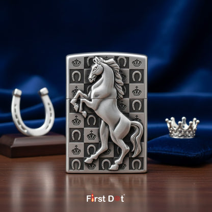 Classic Royal Horse Cig Metal Lighter