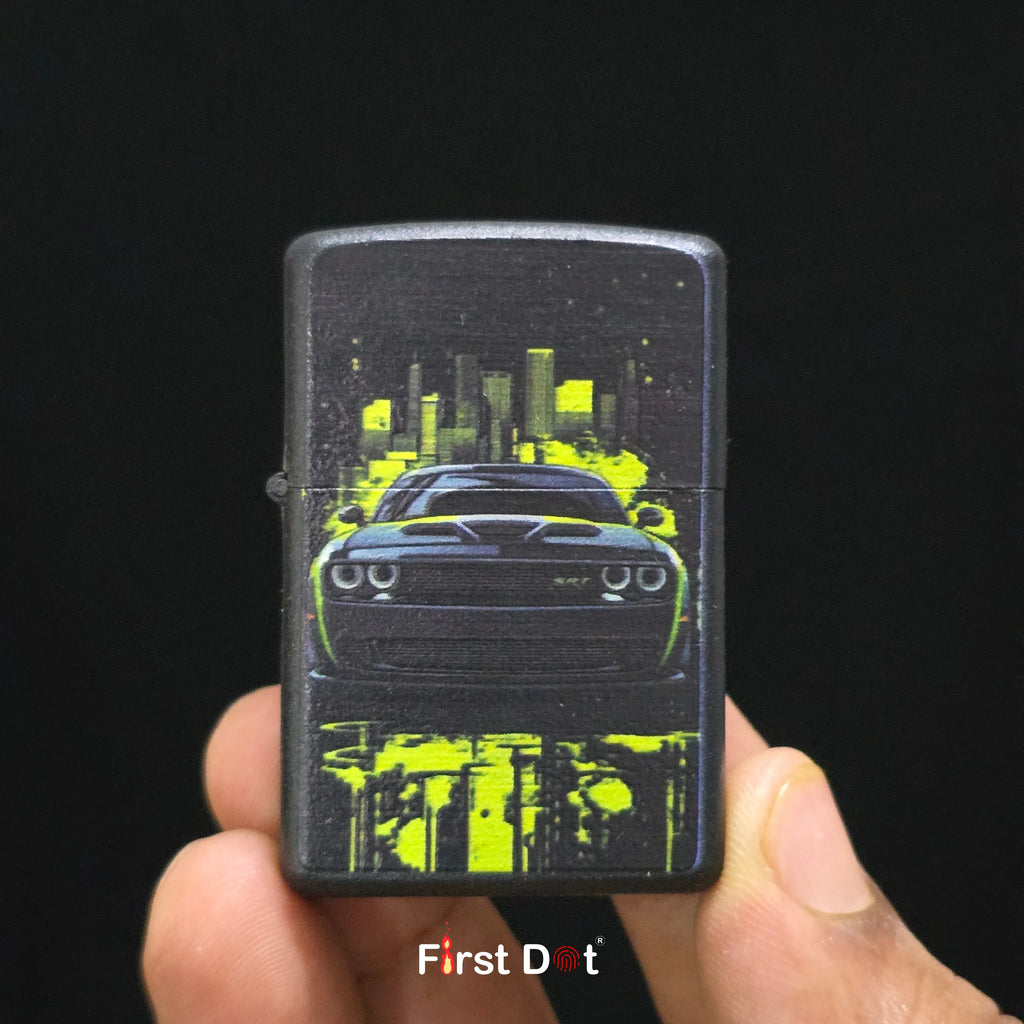 First Dot It’s In My DNA & Green Muscle Car Lighters Pack of 2