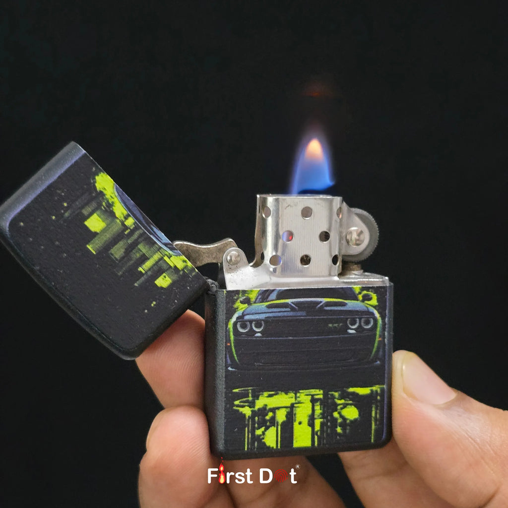 First Dot It’s In My DNA & Green Muscle Car Lighters Pack of 2
