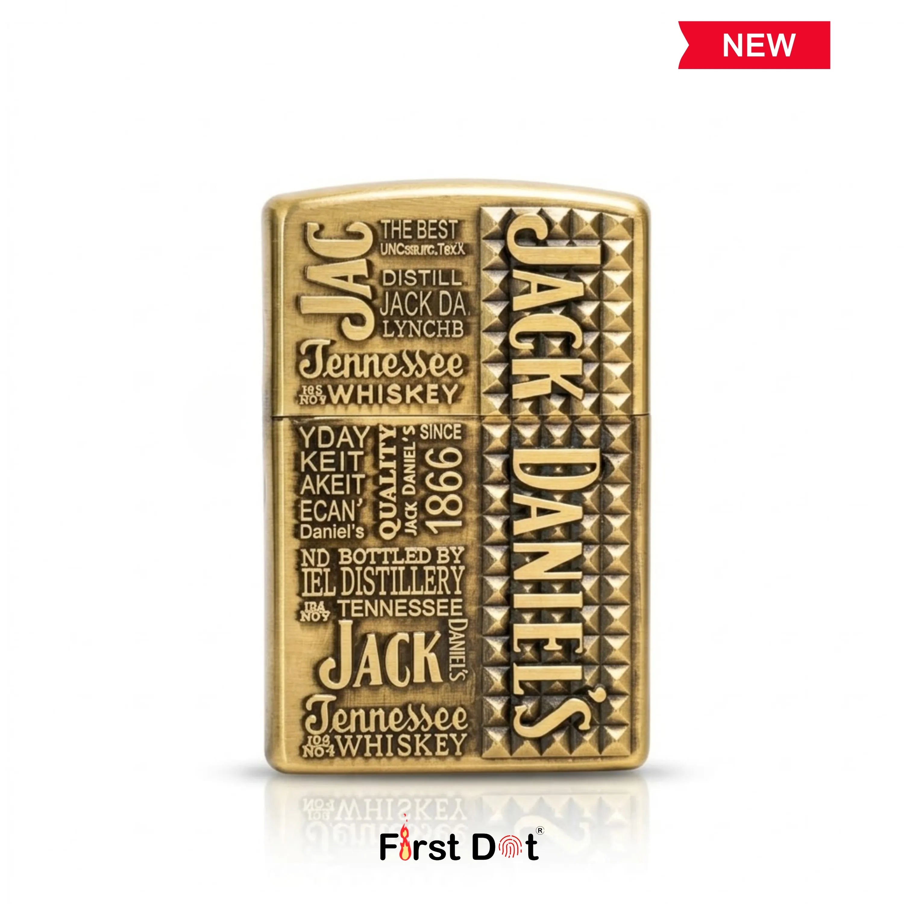 Classic Jack Daniel’s Embossed Windproof Cigarette Lighter