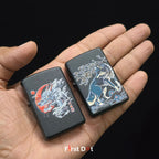 First Dot Japanese Art Dragon & Wolf Pack of 2