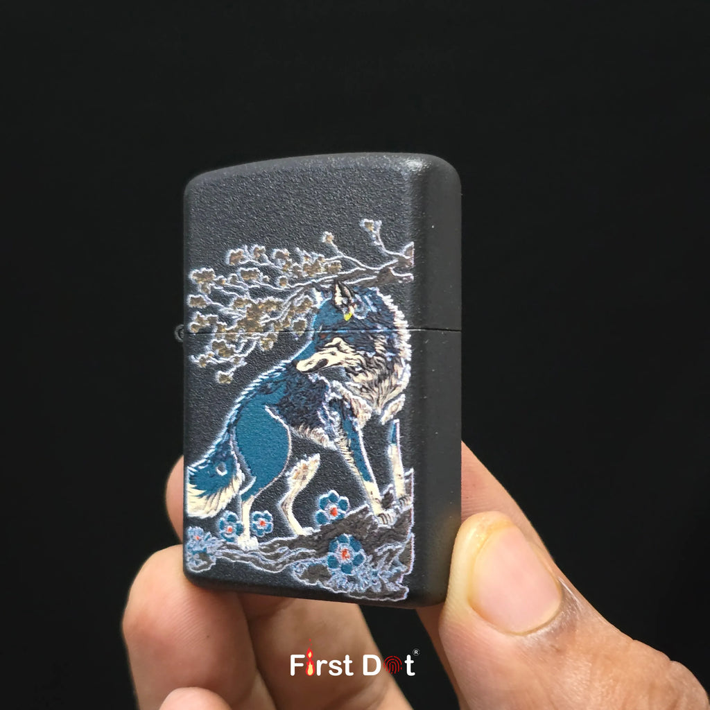 First Dot Japanese Art Dragon & Wolf Pack of 2