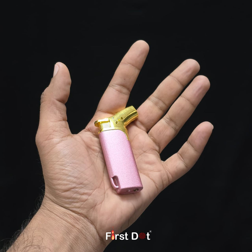 Torch Flame Cigarette Lighter Matte Pink