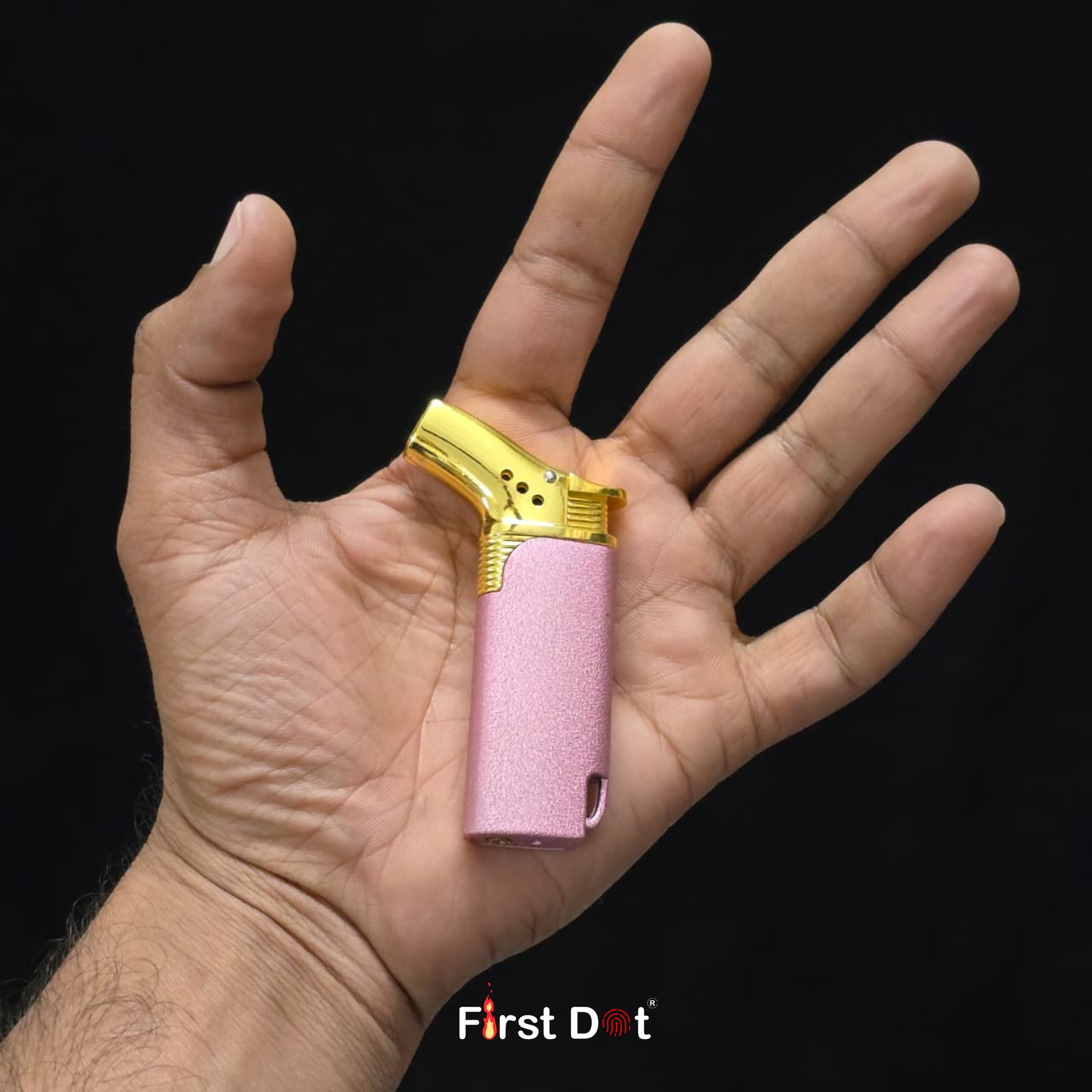 Torch Flame Cigarette Lighter Matte Pink