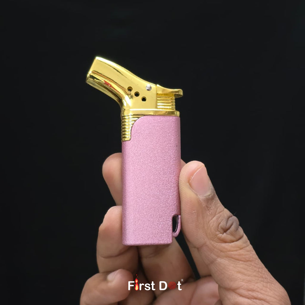 Torch Flame Cigarette Lighter Matte Pink