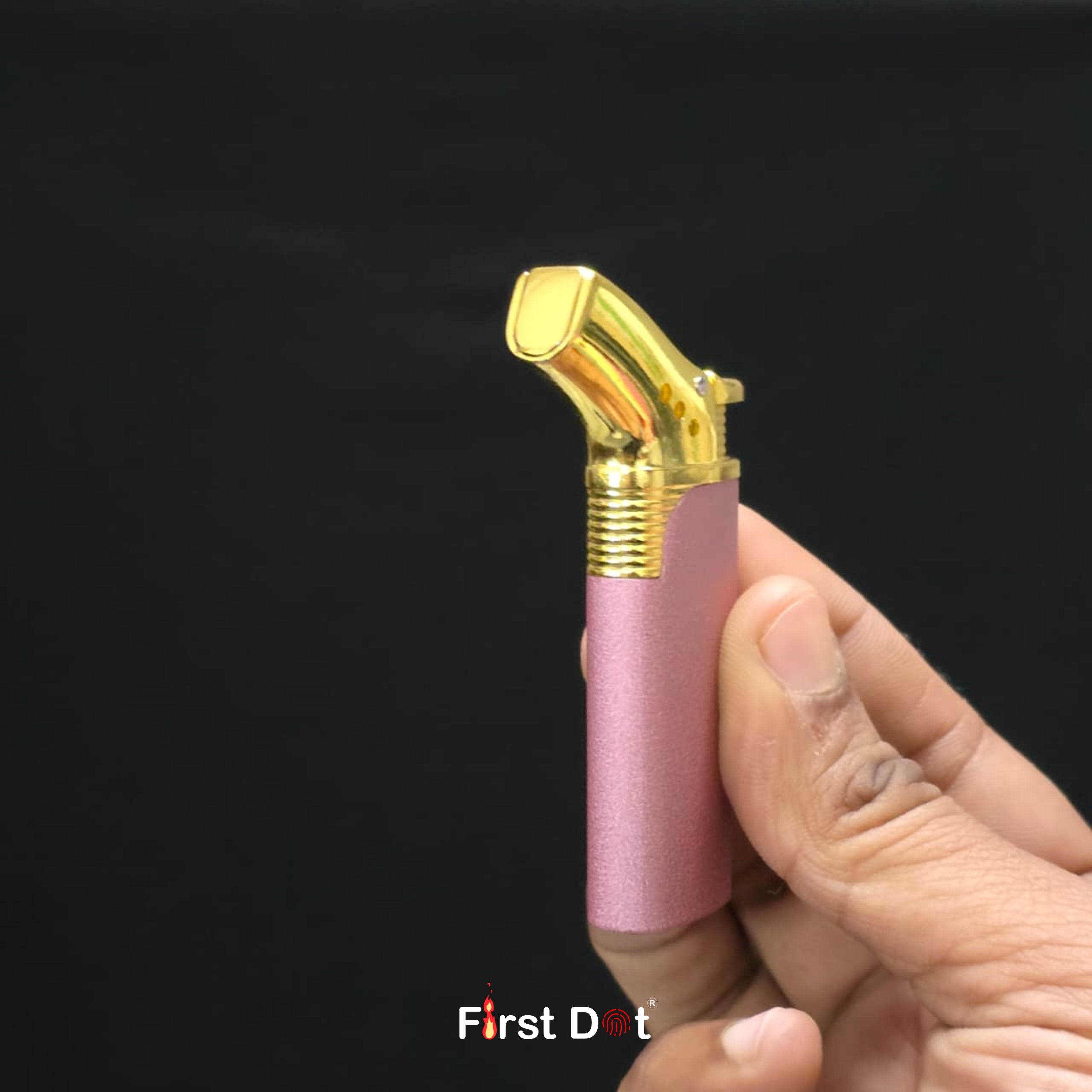 Torch Flame Cigarette Lighter Matte Pink