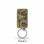 Dragon Engraved Keychain - Jet Flame Lighter