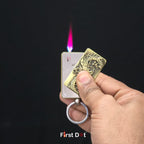 Dragon Engraved Keychain - Jet Flame Lighter
