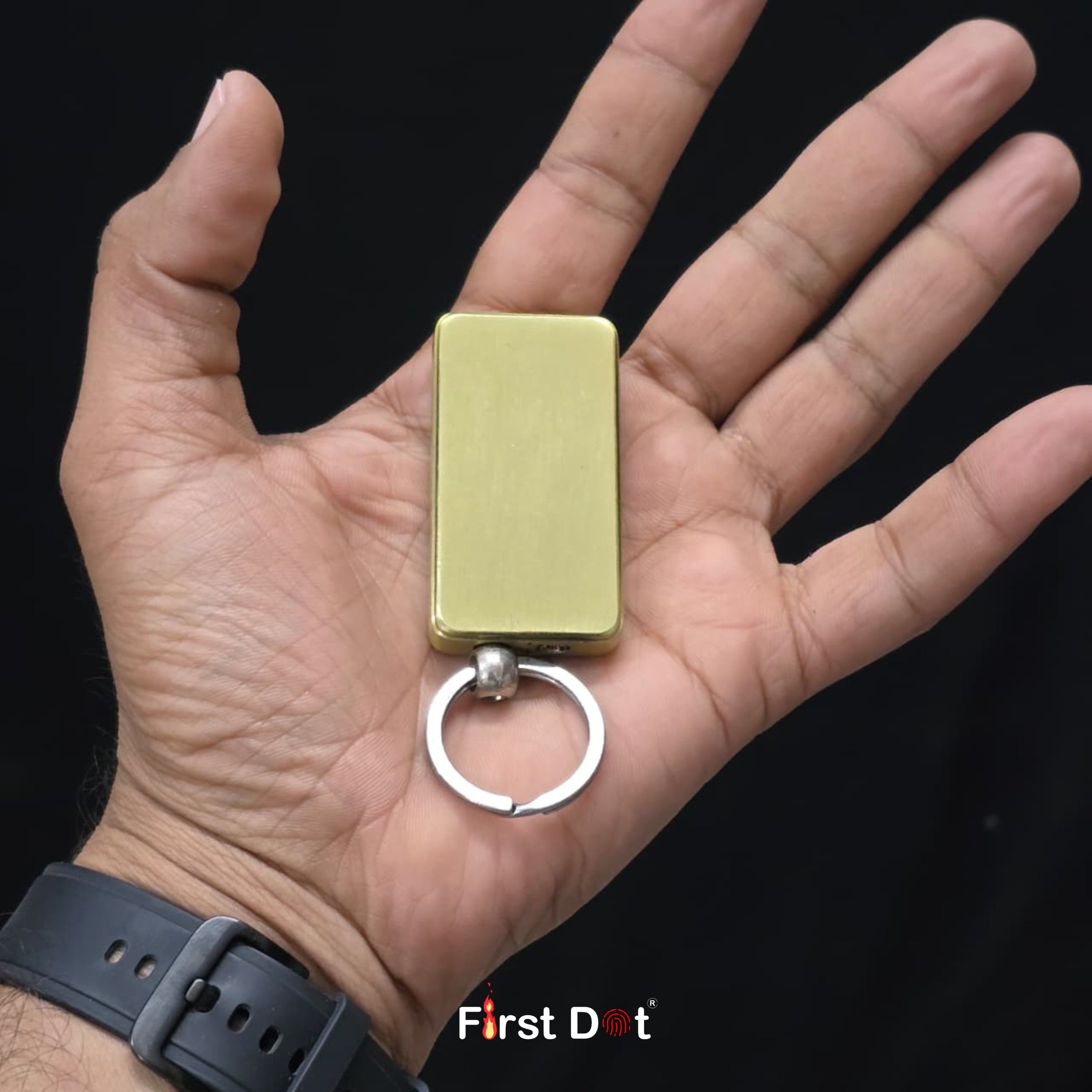 Dragon Engraved Keychain - Jet Flame Lighter