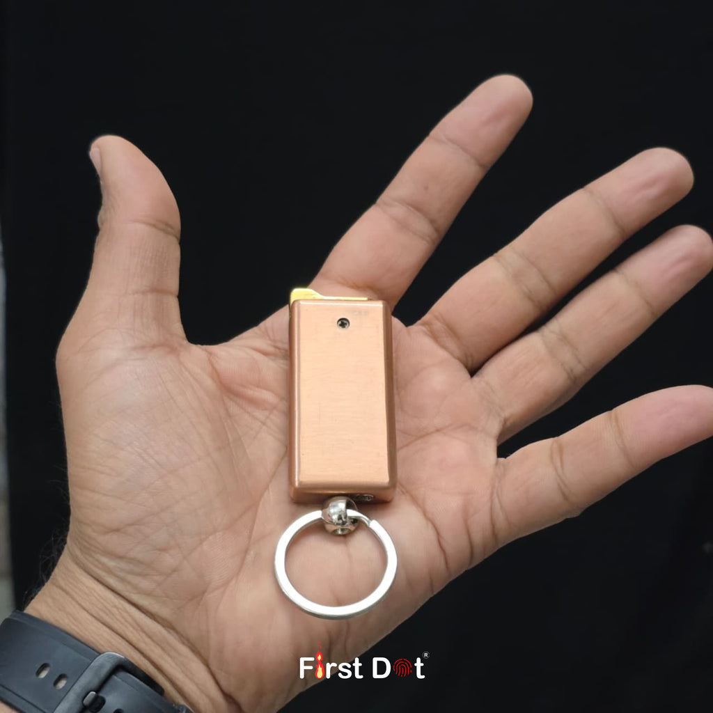 Eagle Engraved Jet Flame Keychain Lighter