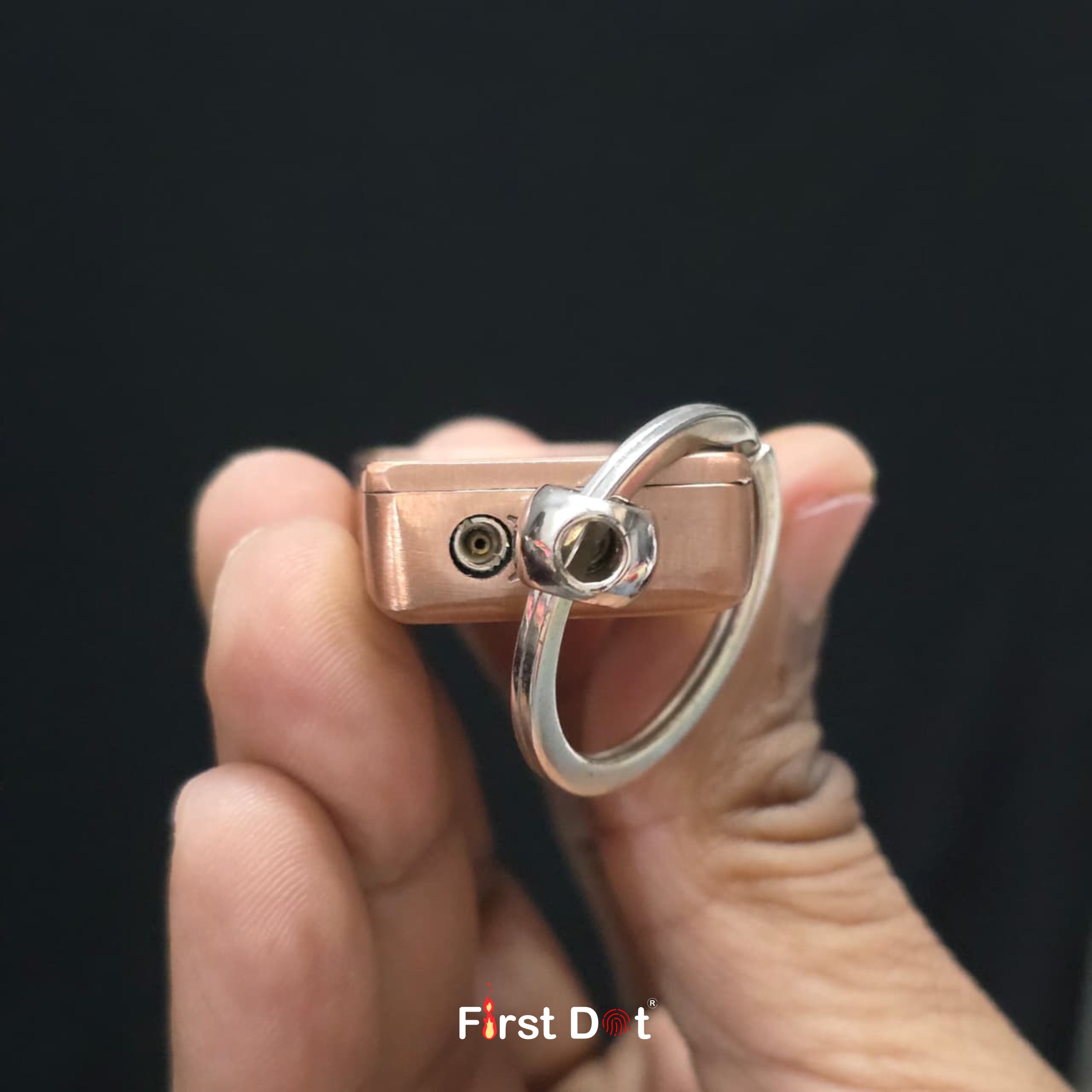 Eagle Engraved Jet Flame Keychain Lighter