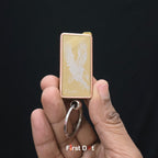 Eagle Engraved Jet Flame Keychain Lighter