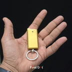 Lucky Clover Engraved Jet Flame Keychain Lighter