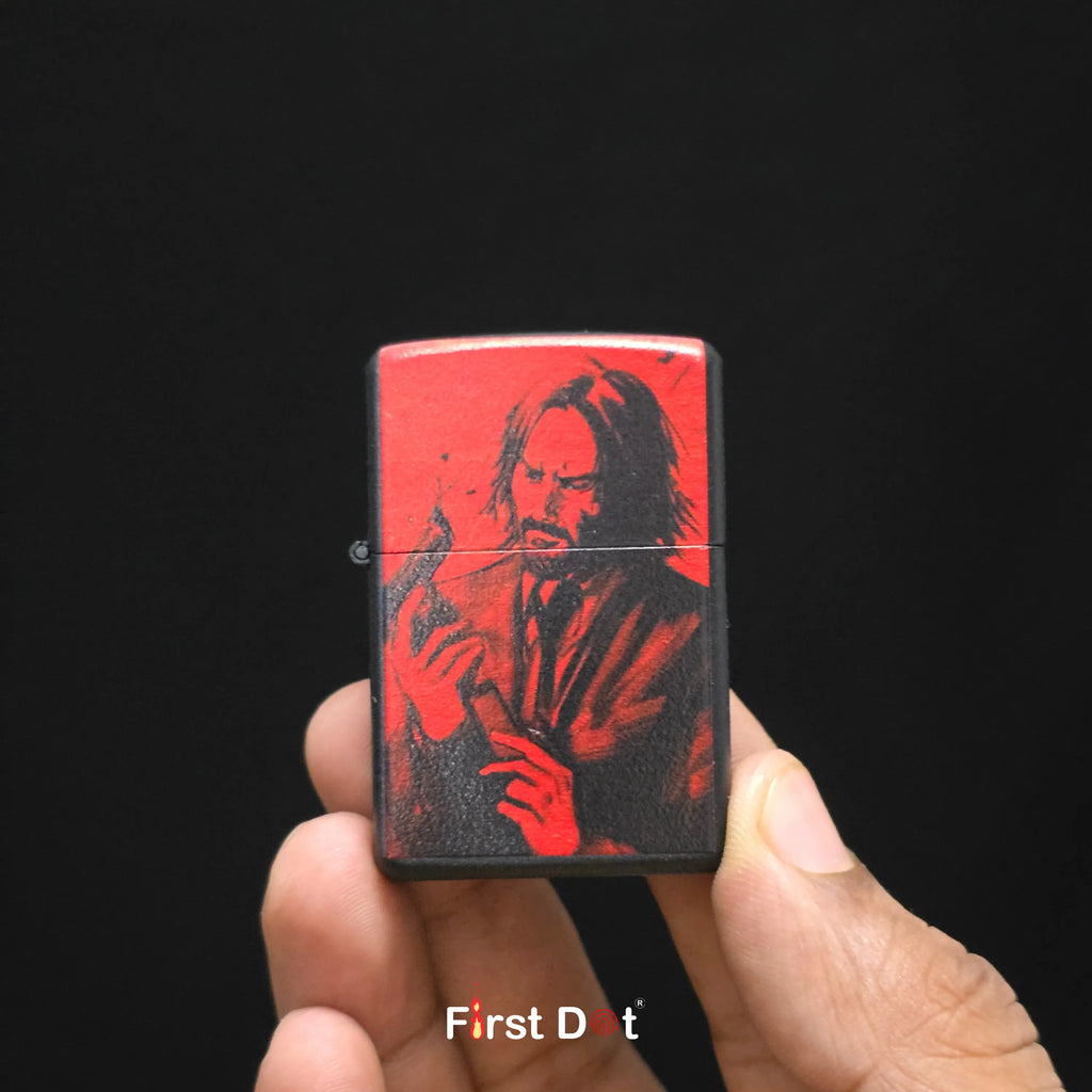 First Dot John Wick Iconic Design Movie Edition Pack of 3 Lighters
