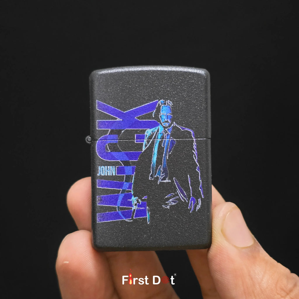 First Dot John Wick Iconic Design Movie Edition Pack of 3 Lighters