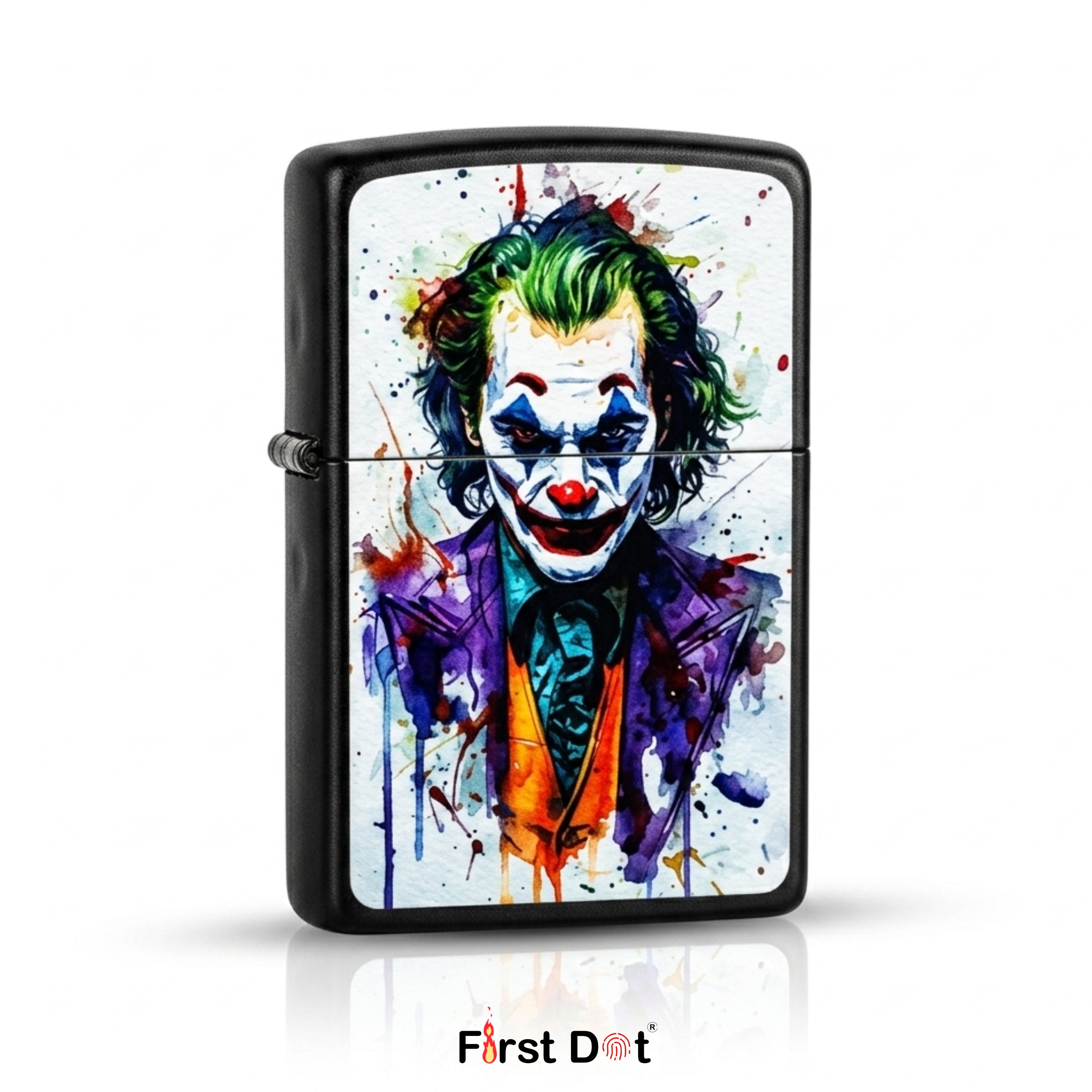 First Dot Joker Edition Windproof Cigarette Lighter