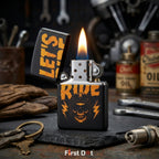 First Dot Let's Ride Windproof Cigarette Lighter