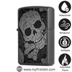Sugar Skull Lighter Windproof Cigarette Lighter for Men