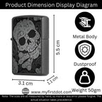 Sugar Skull Lighter Windproof Cigarette Lighter for Men