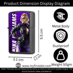 First Dot Nina Williams Windproof Cigarette Lighter