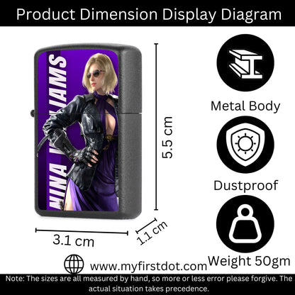 Nina Williams Lighter Windproof Cigarette Lighter