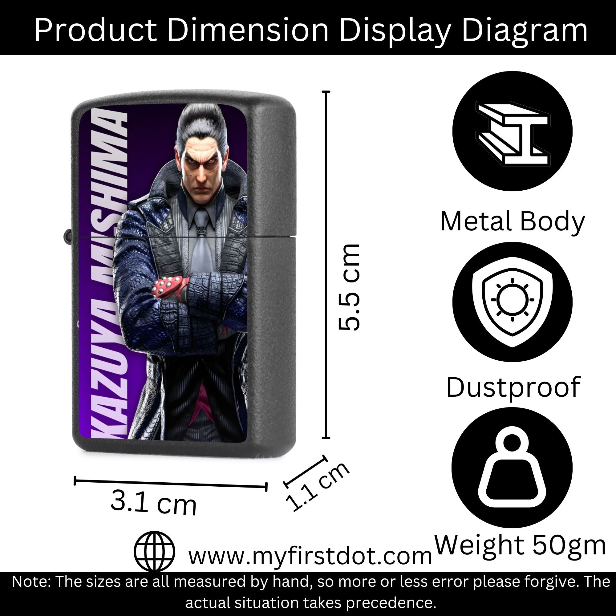 Kazuya Mishima Cigarette Lighter