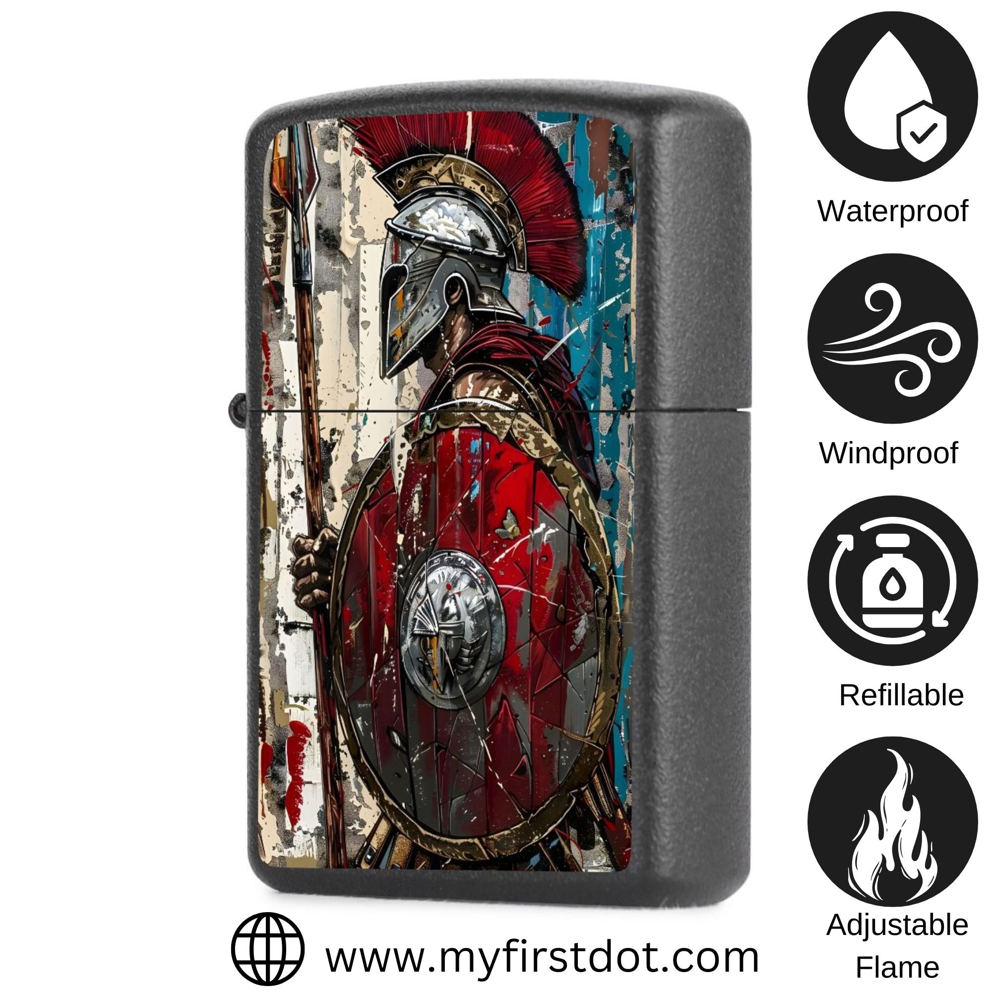 Spartan Lighter Windproof Cigarette Lighter for Men