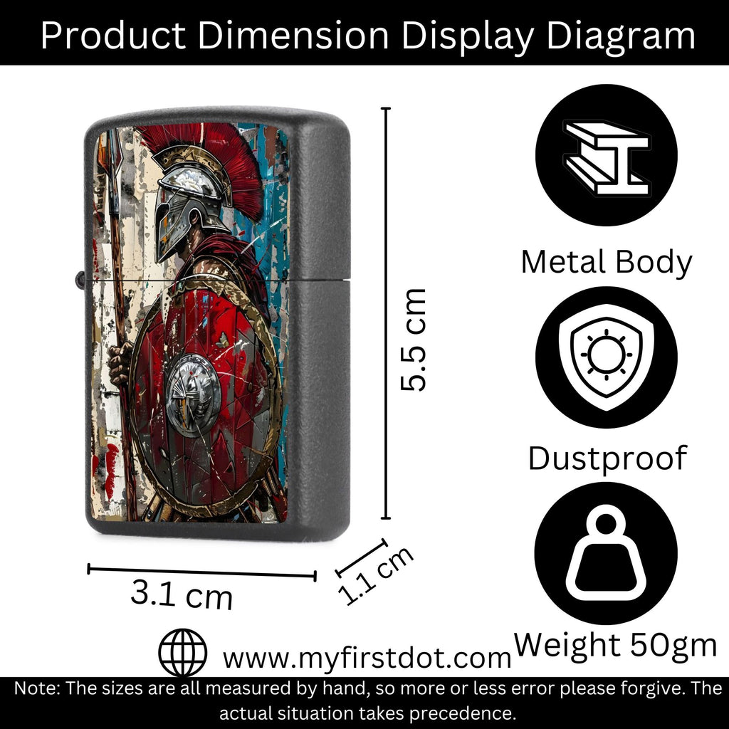 Spartan Lighter Windproof Cigarette Lighter for Men