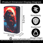 Angry Gorilla Art Edition Windproof Cigarette Lighter