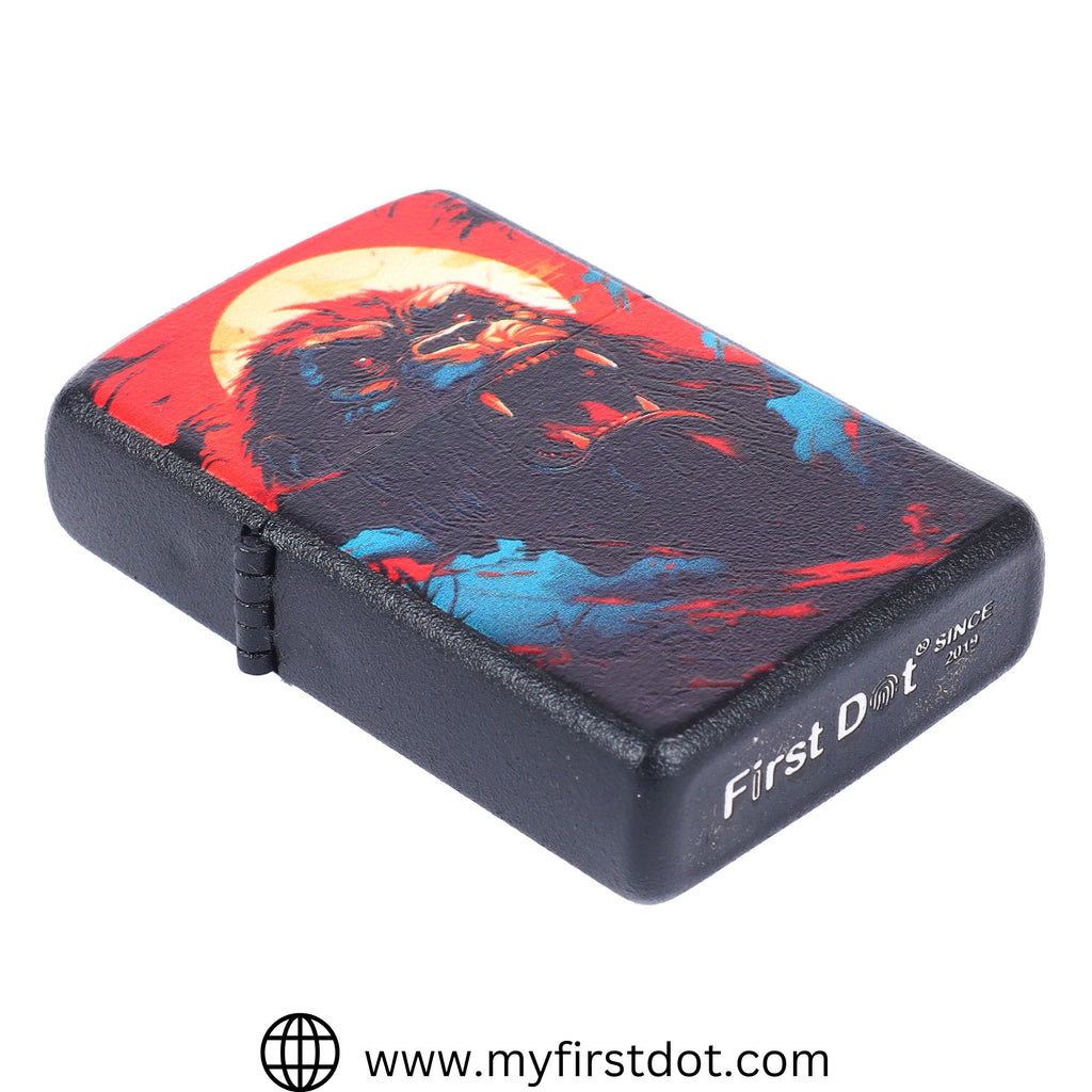 Angry Gorilla Art Edition Windproof Cigarette Lighter